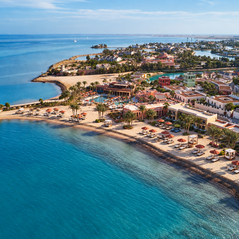 aerial mediterranean resort paradise 1